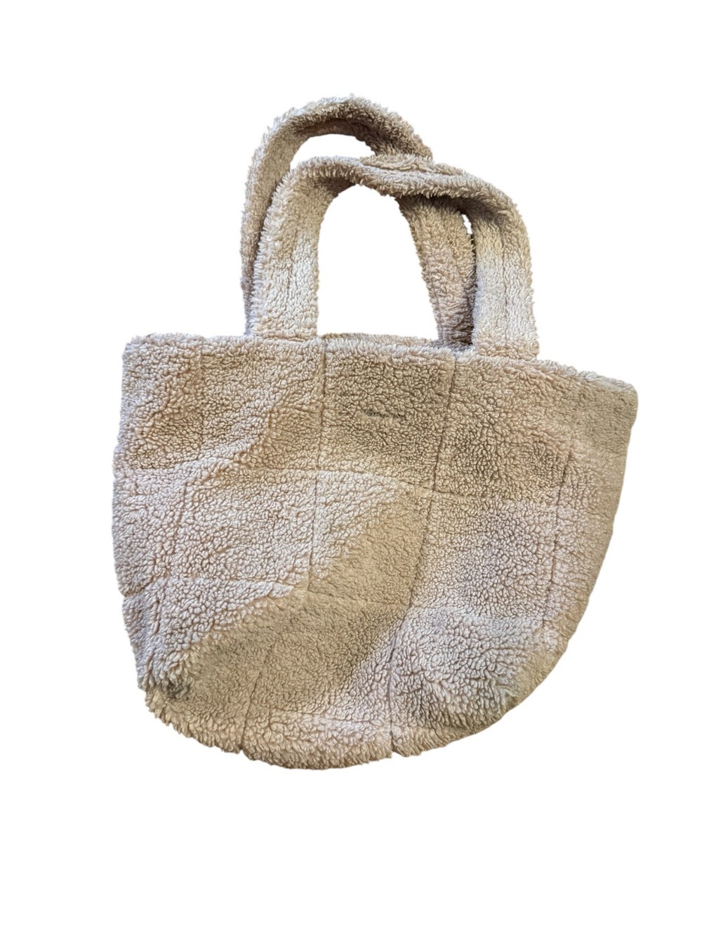 DKNY  Sherpa Tote Bag in light pink
